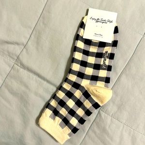 Black and white socks from the streets of Korea! NIP, OS.